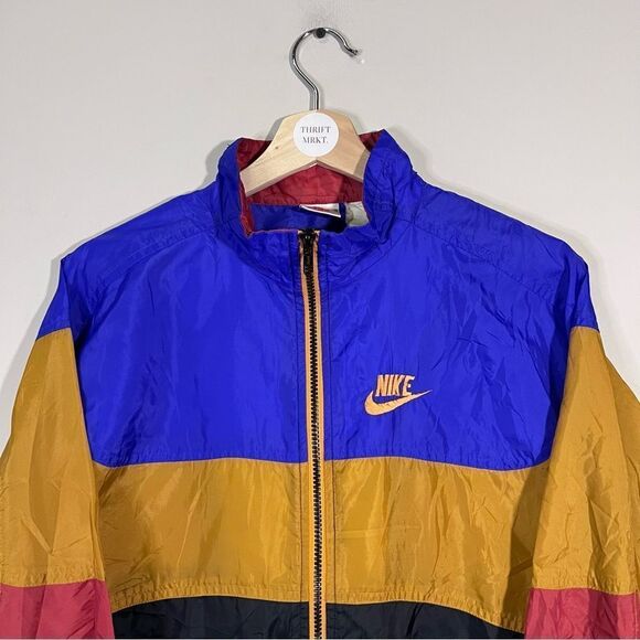 Vintage 90s Nike Grey Tag Windbreaker - Picture 2 of 3